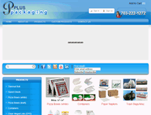 Tablet Screenshot of ppluspackaging.com